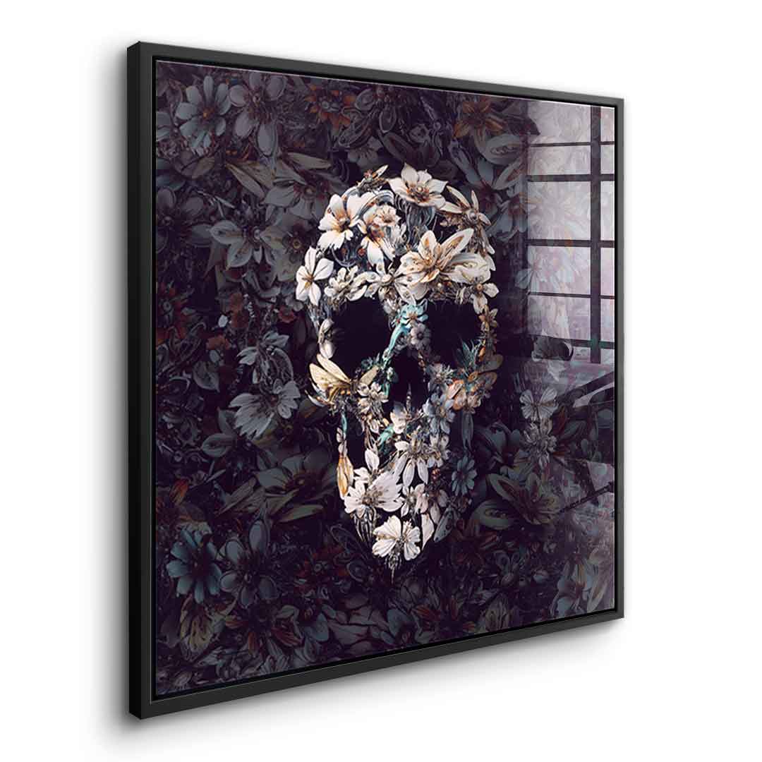 Steampunk Skull Dark - Acrylglas