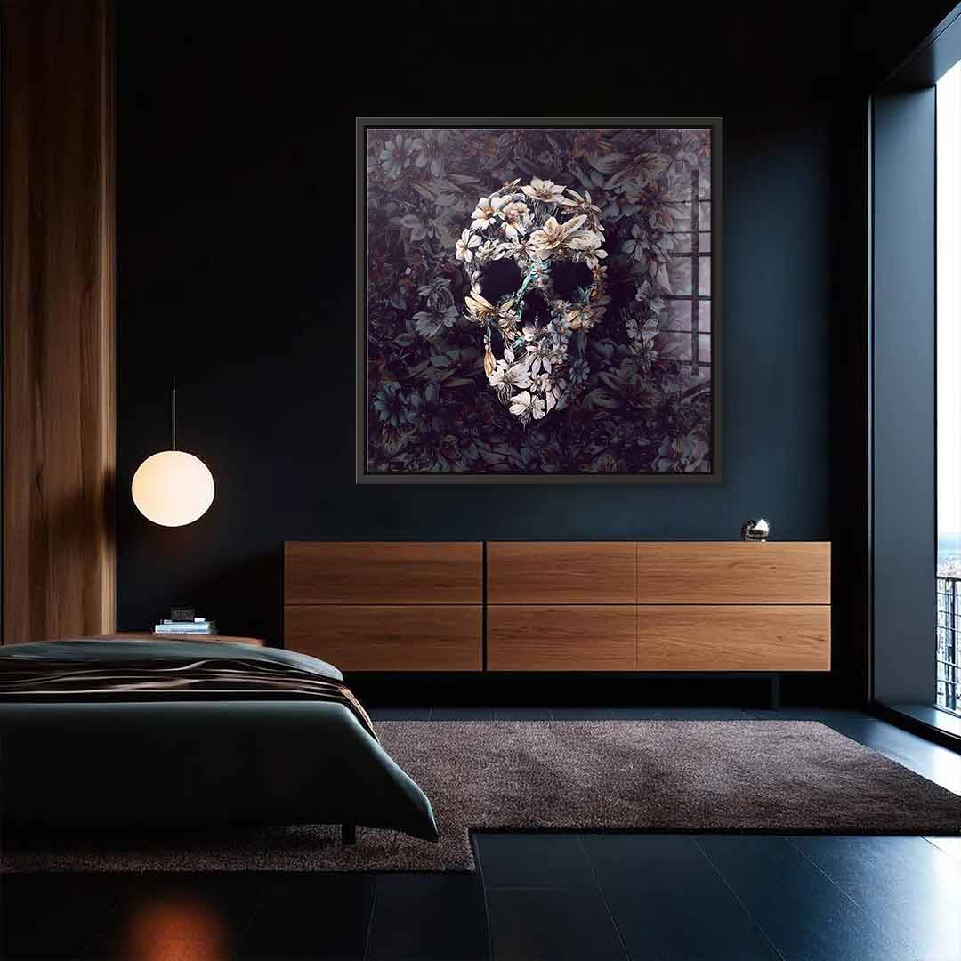 Steampunk Skull Dark - Acrylglas