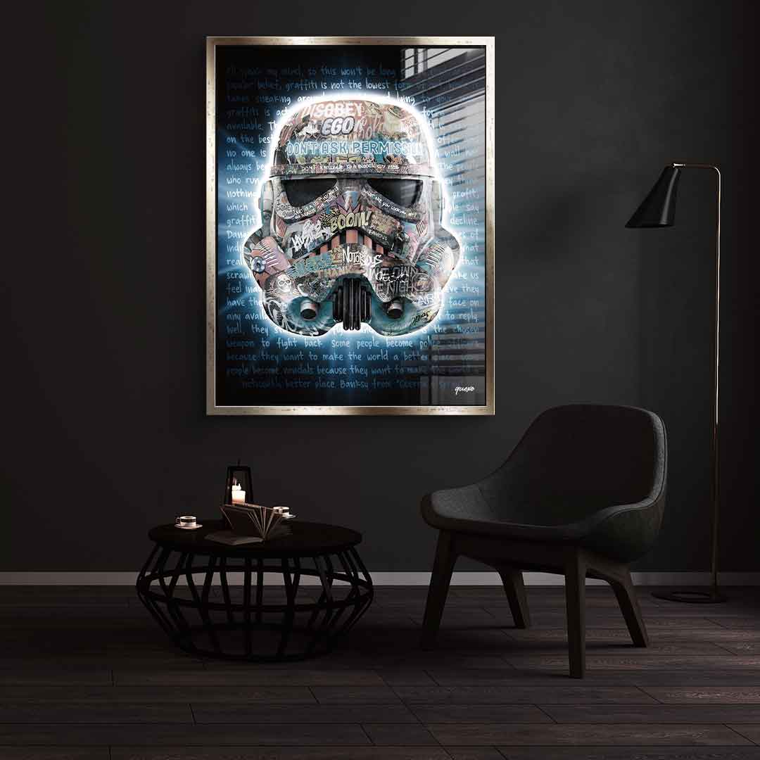 Don't ask permission - Acrylic glass