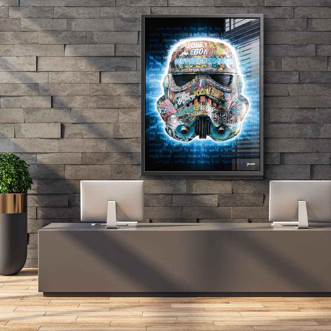 Don't ask permission - Acrylic glass