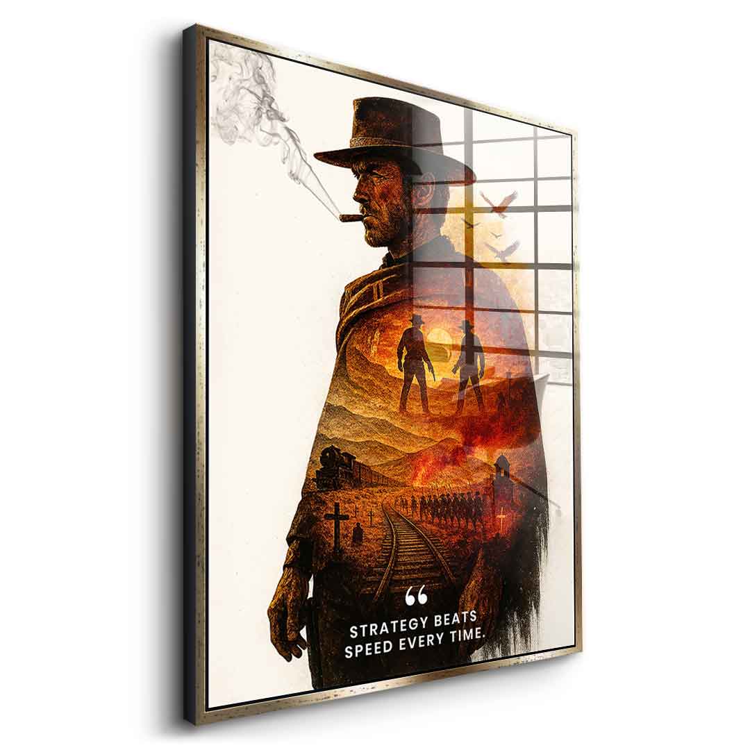 Strategy Beats Speed ​​- Acrylic Glass