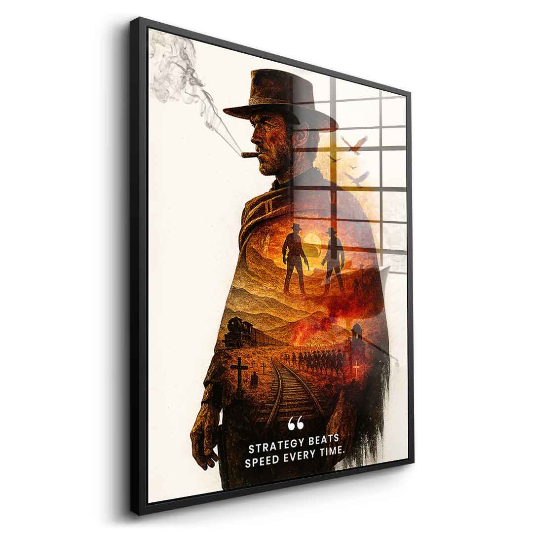 Strategy Beats Speed ​​- Acrylic Glass