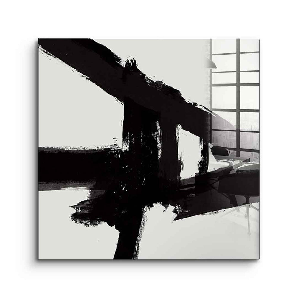 Structure als Acrylglasbild – Abstraktes Wandbild von DOTCOMCANVAS®