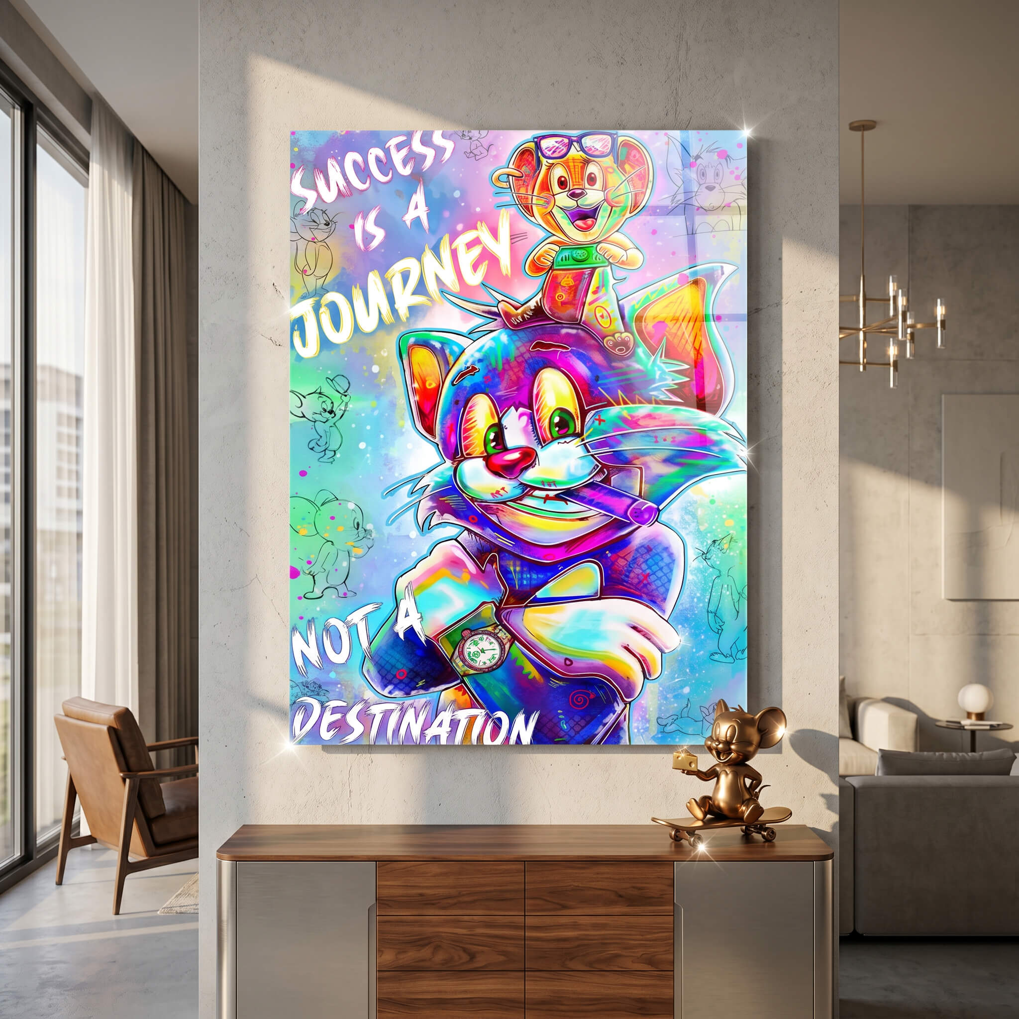 Success is a Journey - Acrylic Glass