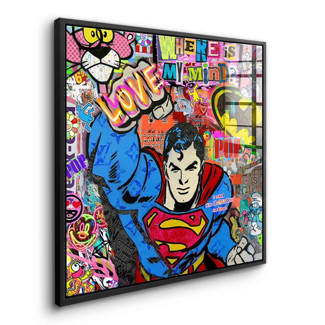 Superman Love - Acrylglas