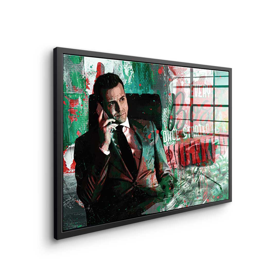 Every boss once started as a worker - Acrylglas