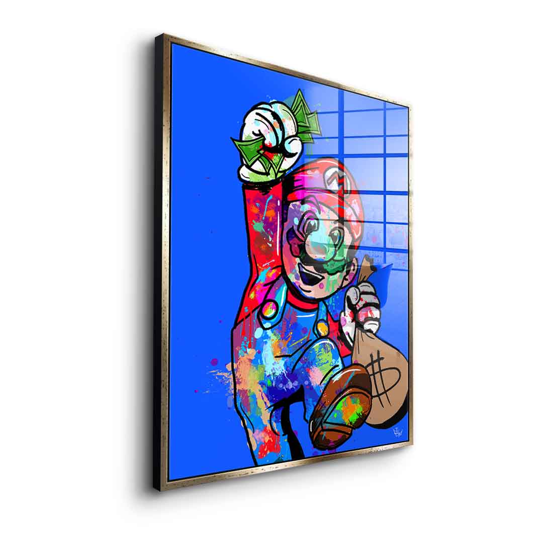Super Mario Hustle - Acrylglas