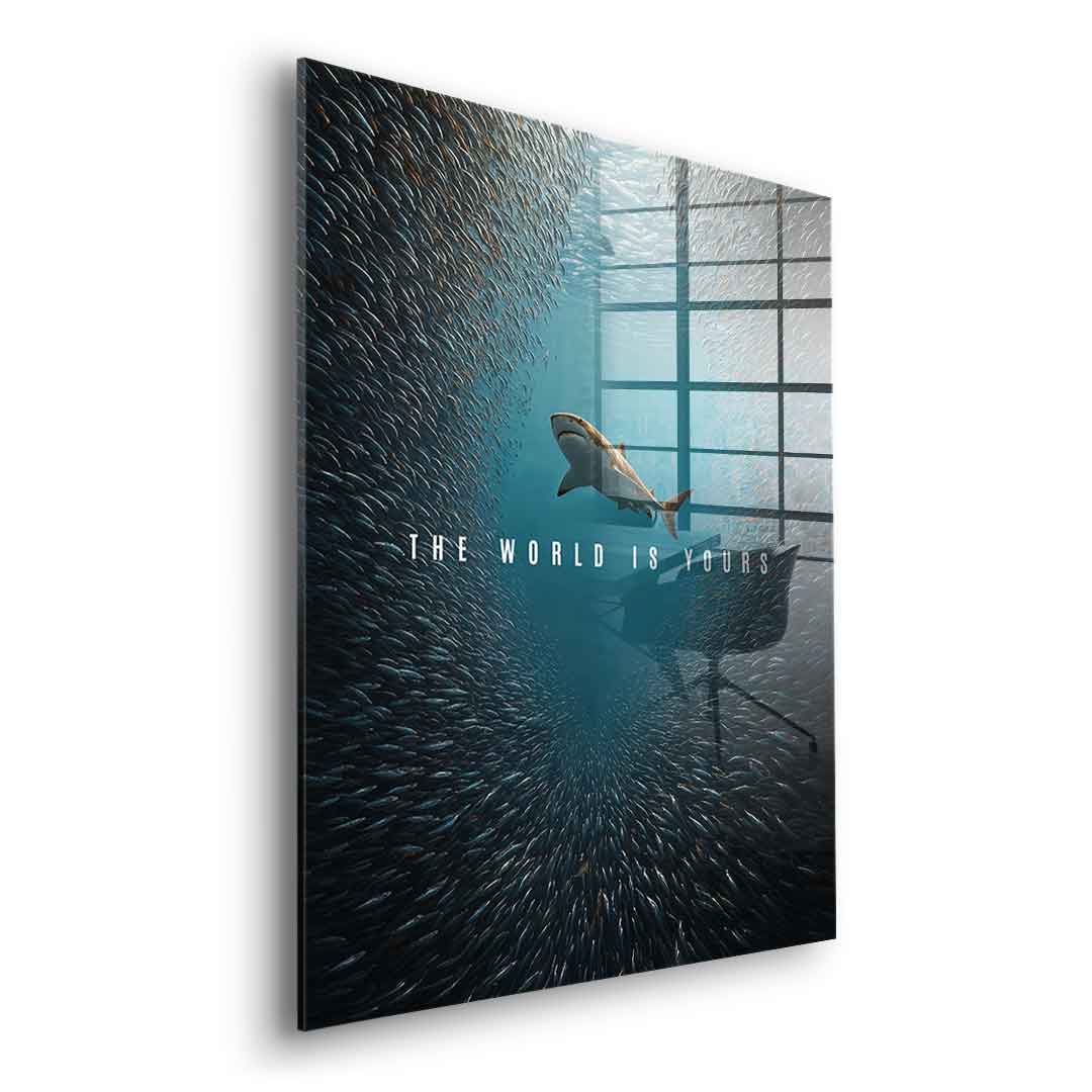 THE WORLD IS YOURS - Acrylglas