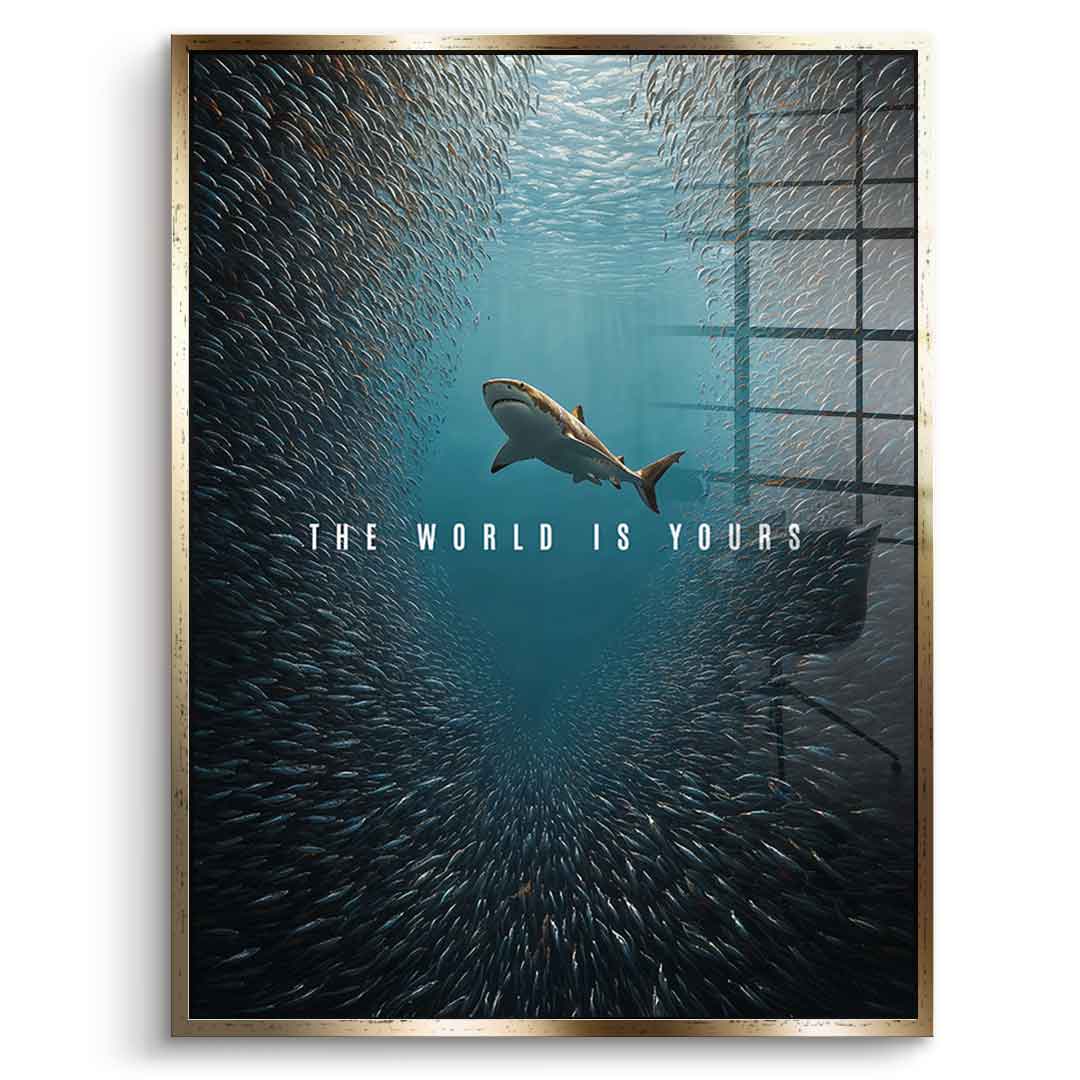 THE WORLD IS YOURS - Acrylglas