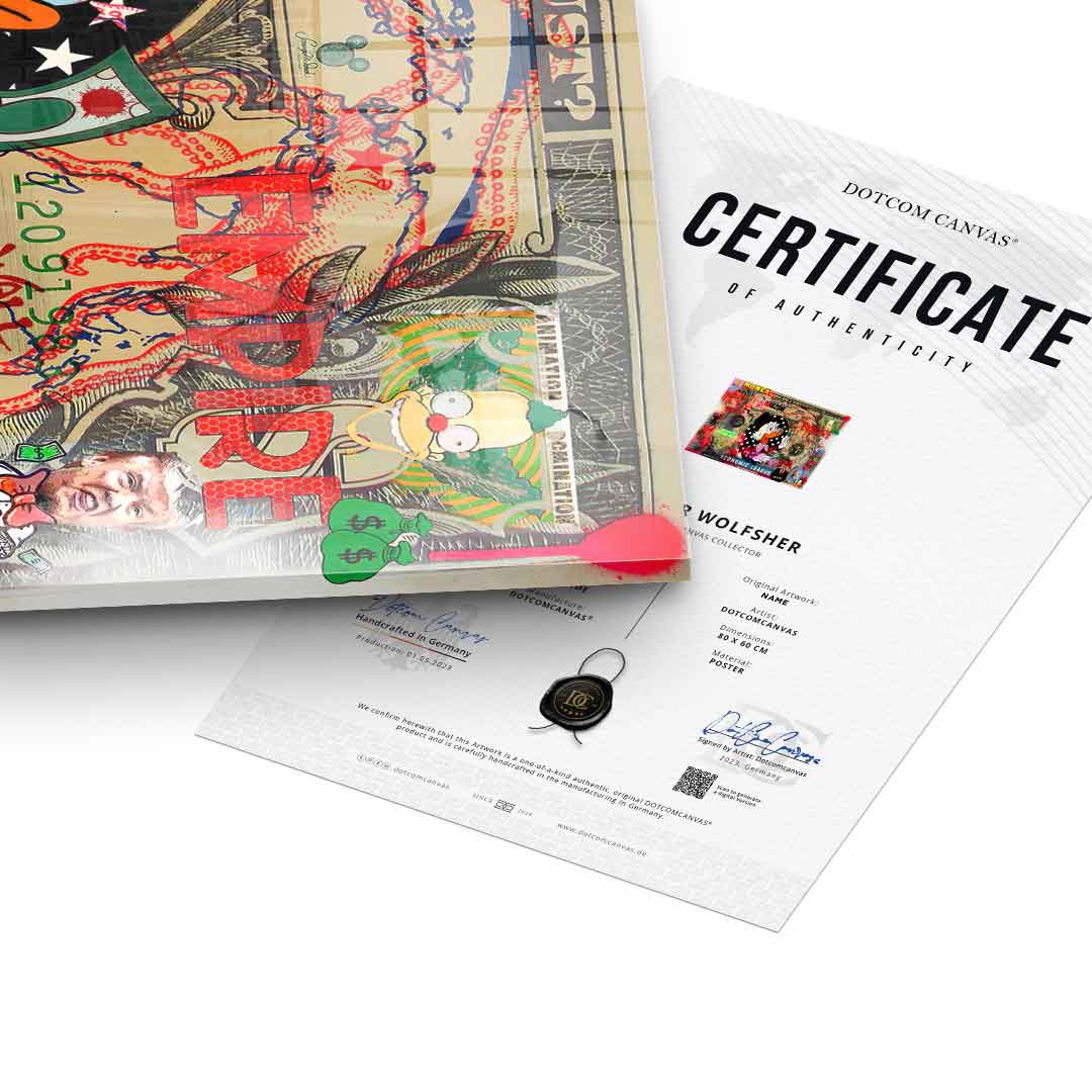 THE WORLD IS YOURS - Acrylglas