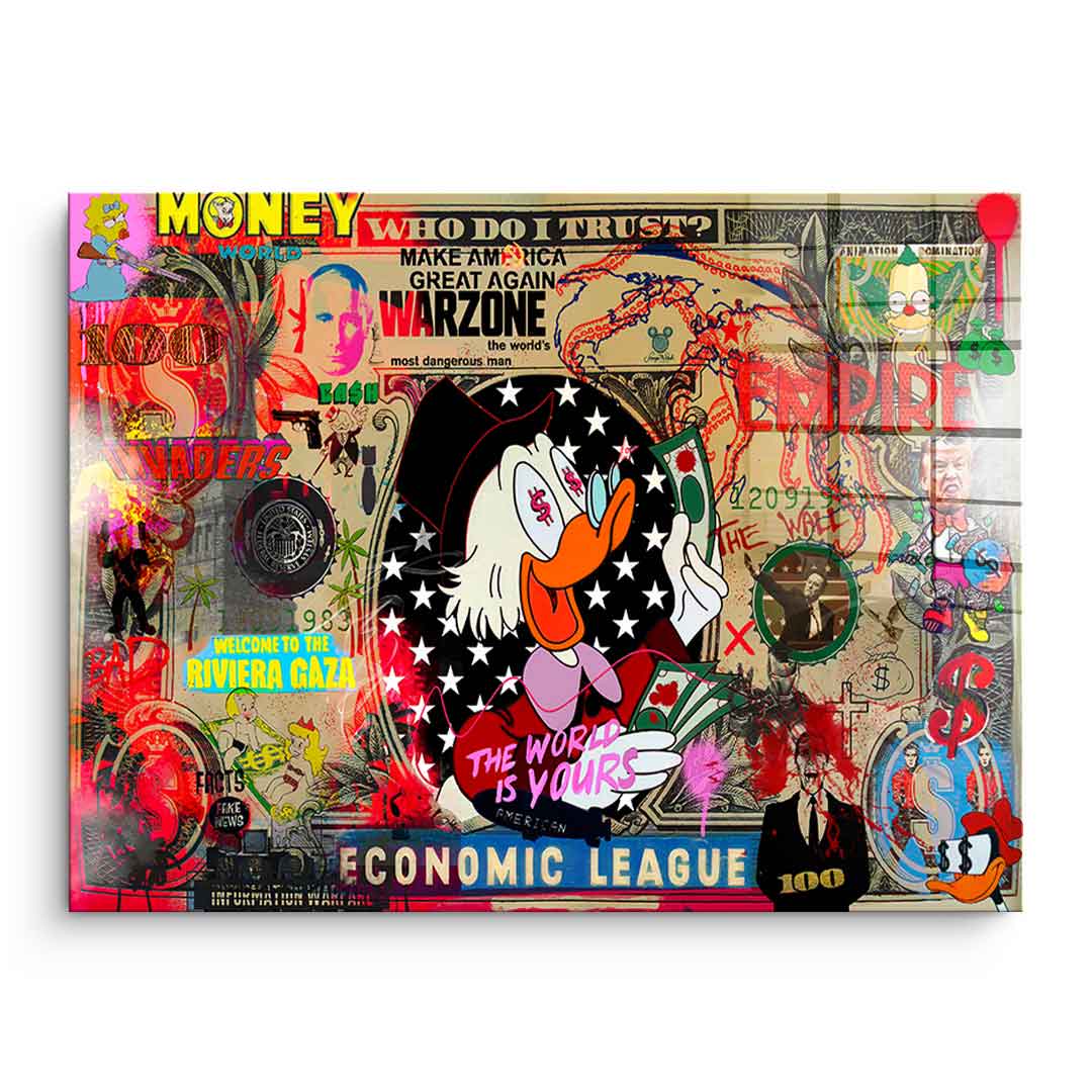 THE WORLD IS YOURS - Acrylglas