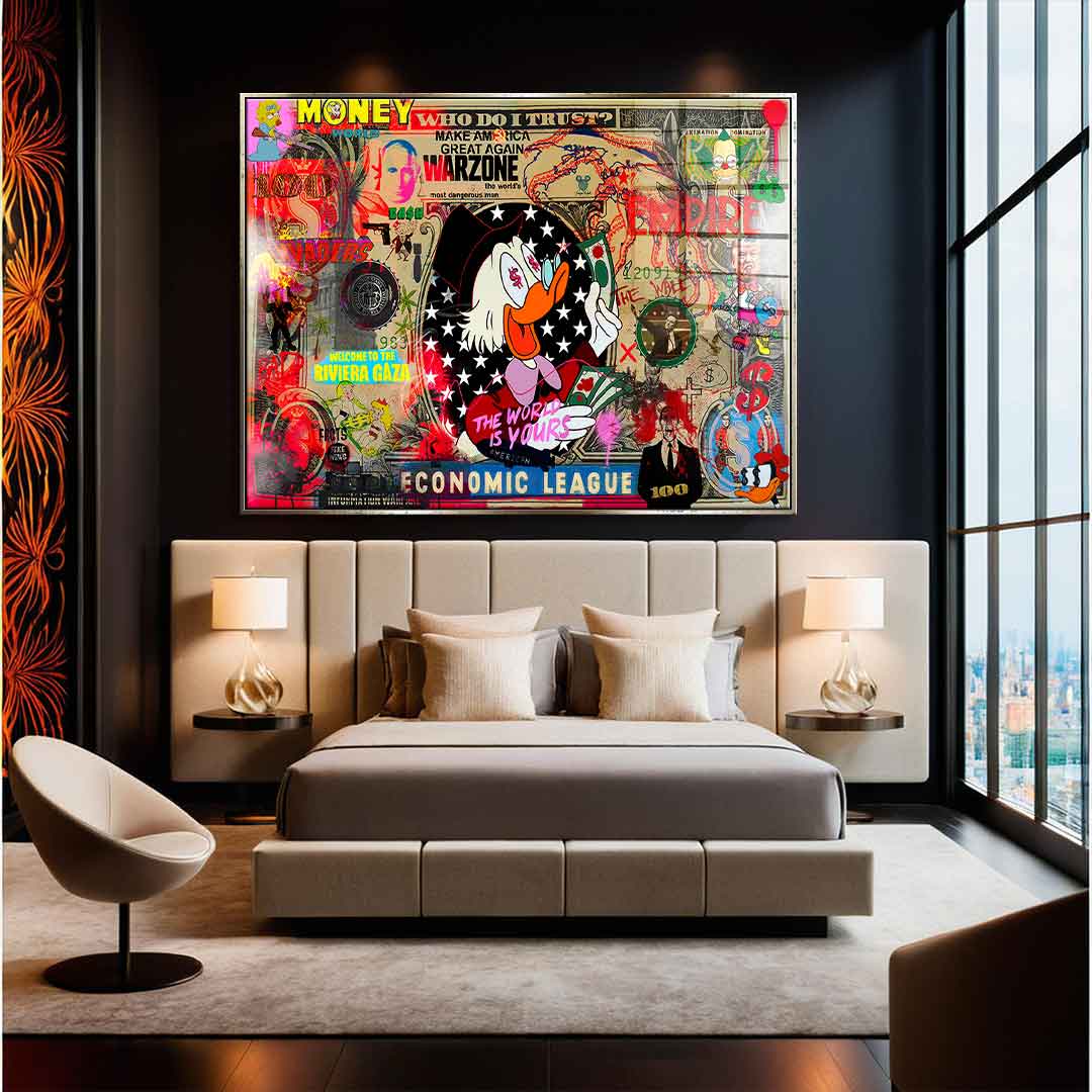 THE WORLD IS YOURS - Acrylglas