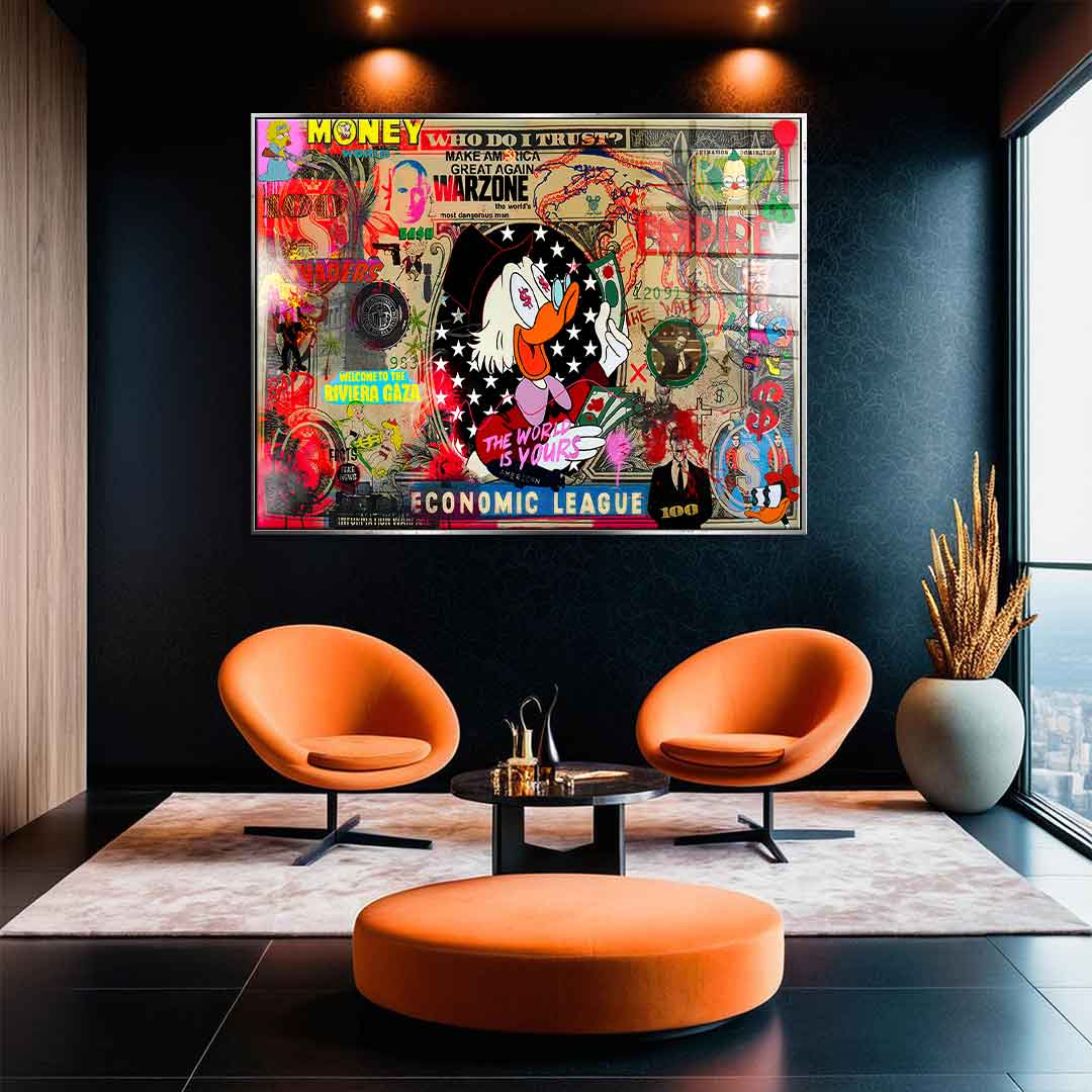 THE WORLD IS YOURS - Acrylglas