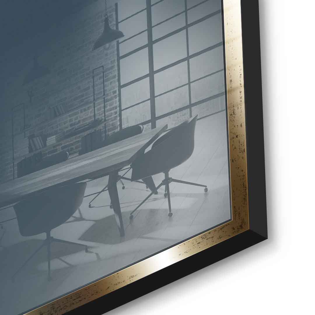 Driven by dreams #Tennis - Square Edition - Acrylic glass print