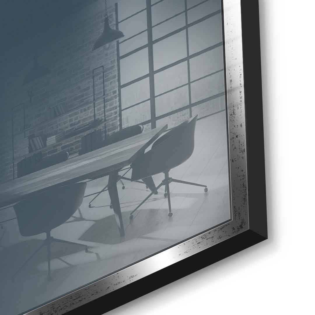 Driven by dreams #Tennis - Square Edition - Acrylic glass print