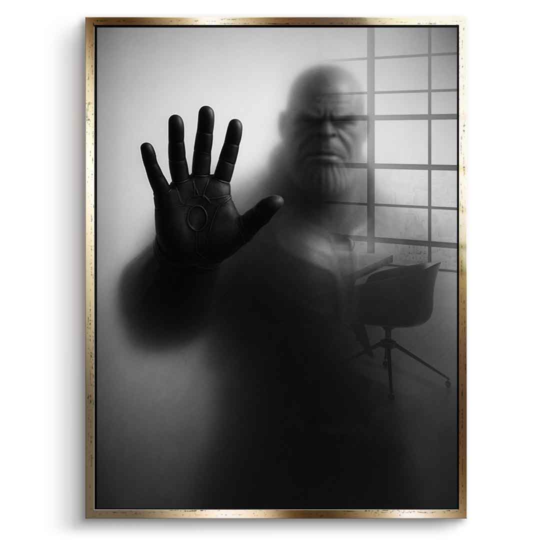 Thanos' silhouette - acrylic glass