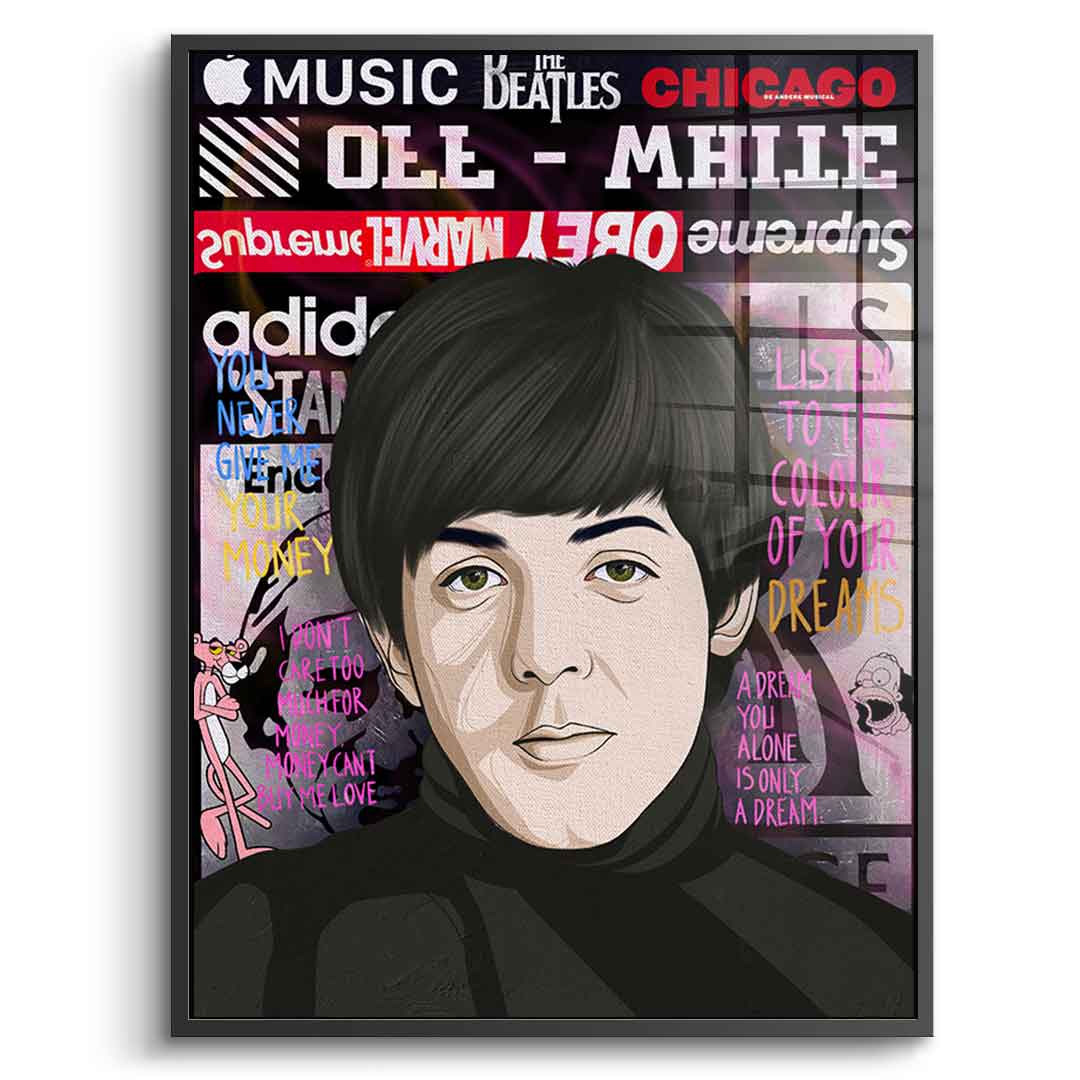 The Beatles - Acrylglas