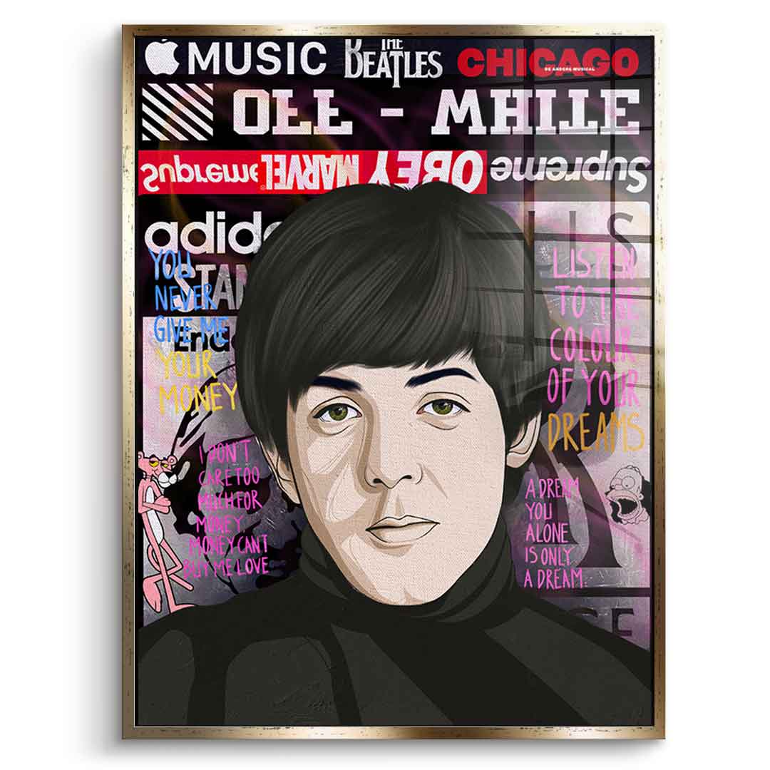 The Beatles - Acrylglas