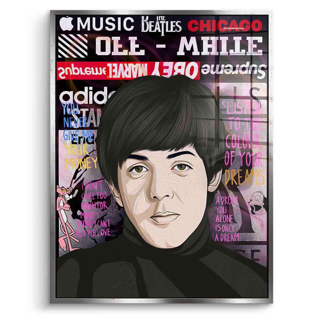 The Beatles - Acrylglas