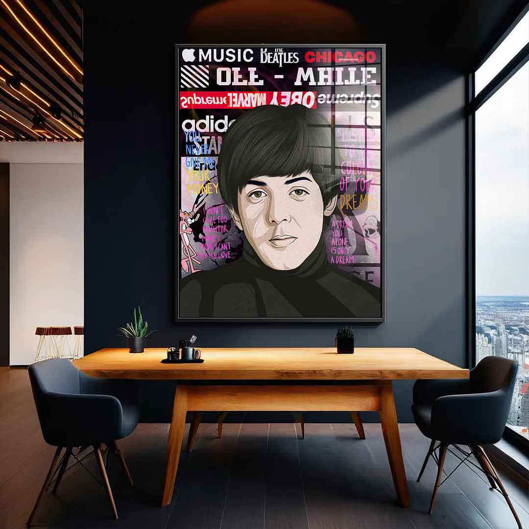 The Beatles - Acrylglas