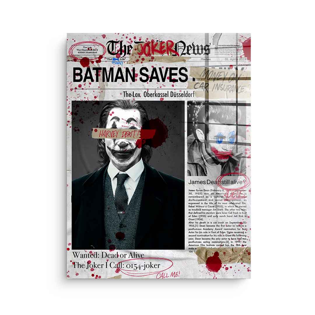 The Joker News - Acrylic