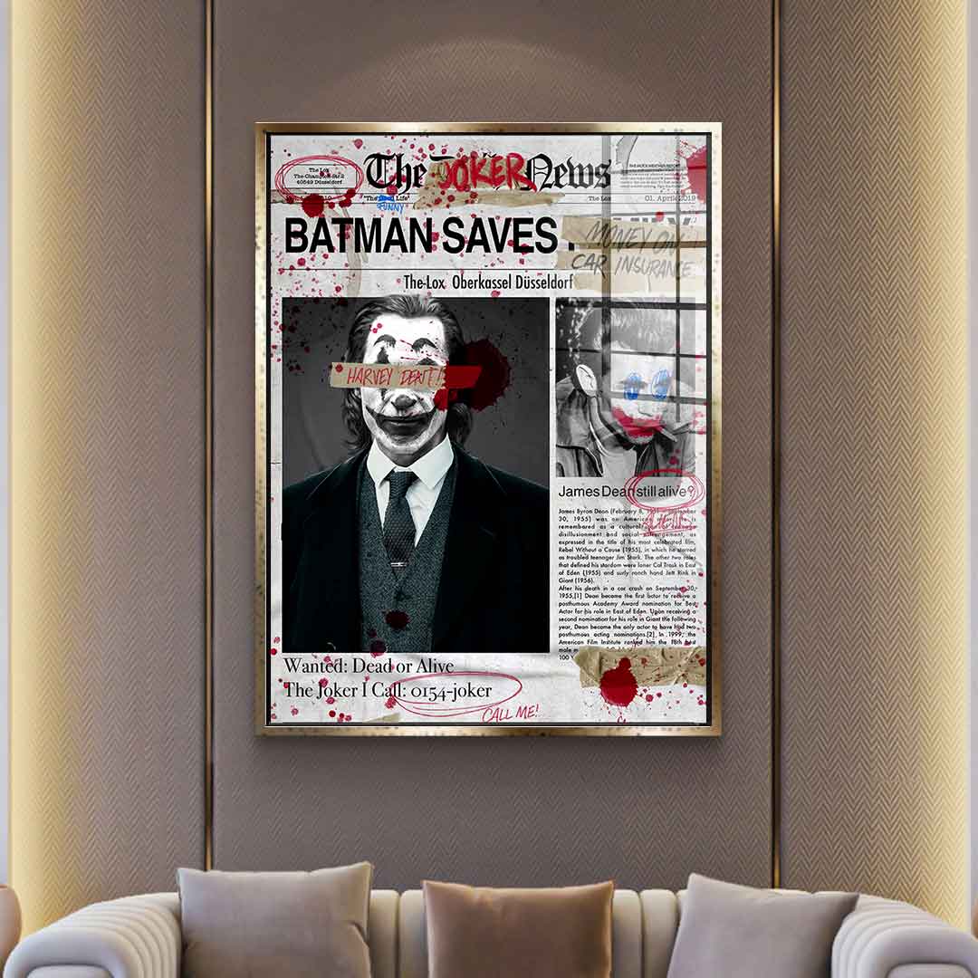The Joker News - Acrylic