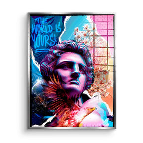 The World is yours - acrylic