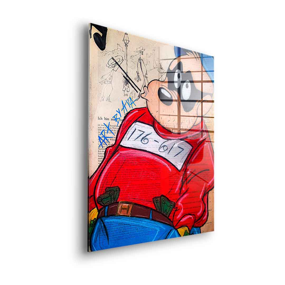 Thinking Beagle Boy - Acrylglas