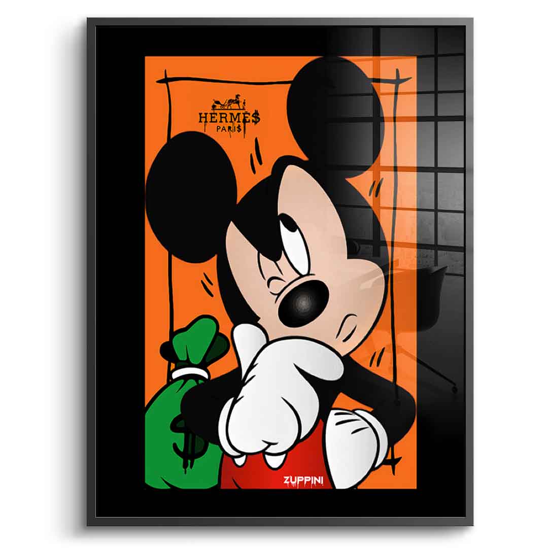 Thinking Mickey - Acrylic glass