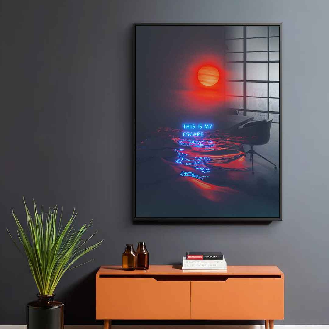 This is my escape - Acrylglas