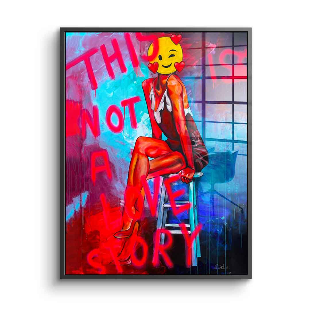 This is not a Love Story - Acrylglas