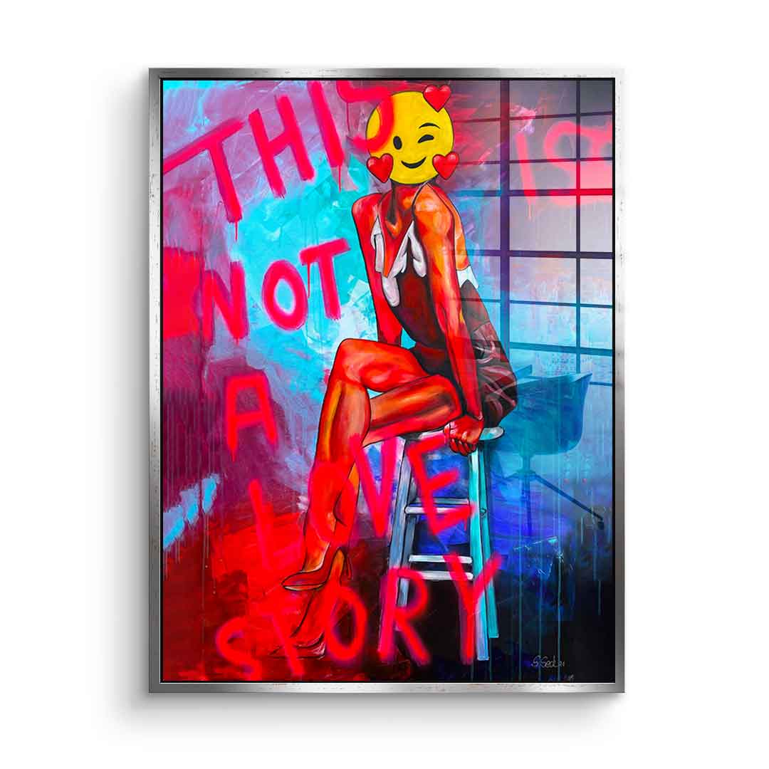 This is not a Love Story - Acrylglas