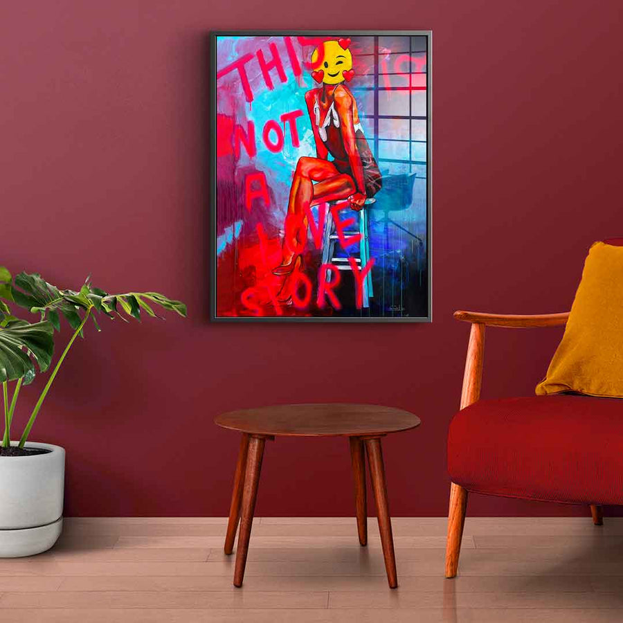 This is not a Love Story - Acrylglas