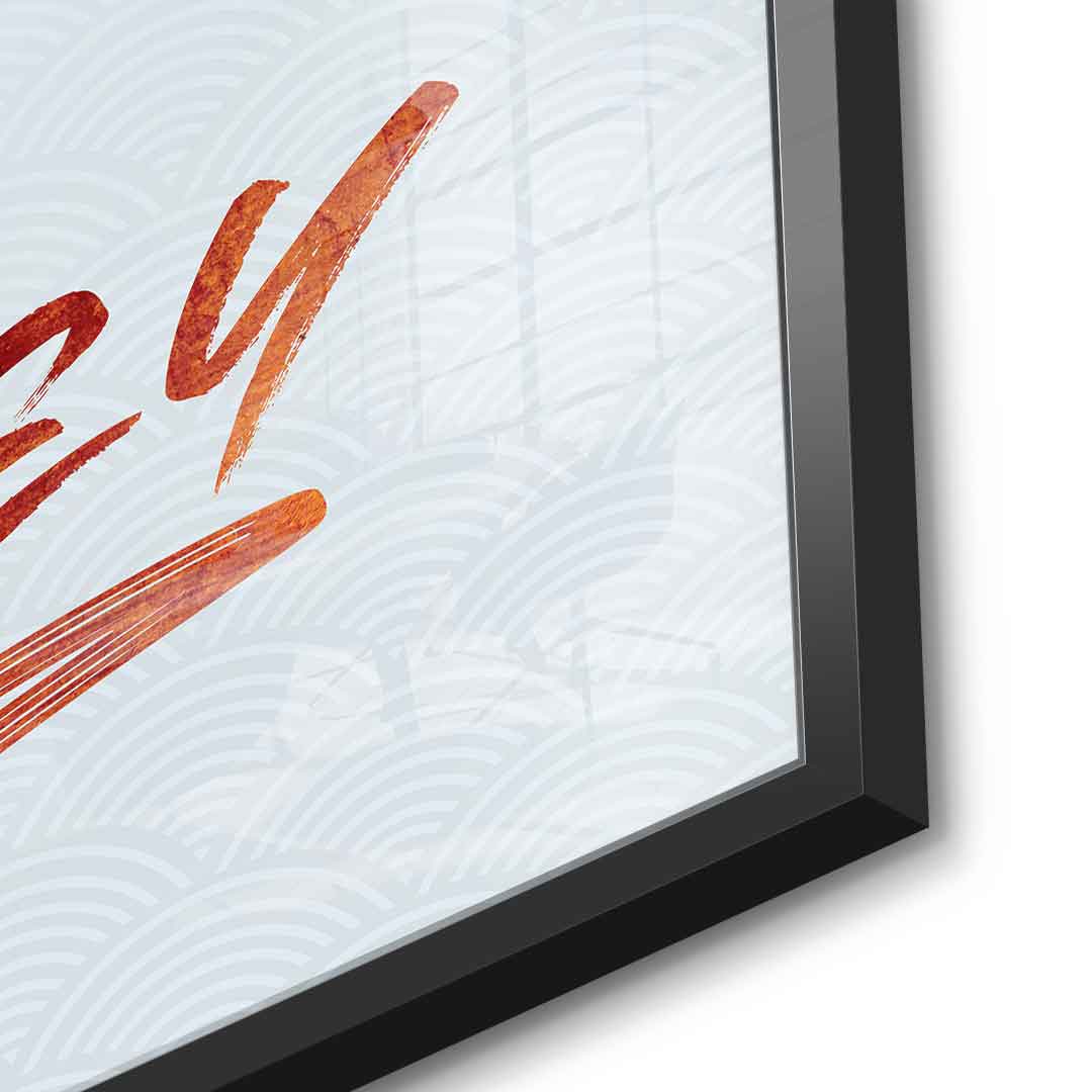 Time Is Money - Acrylglas