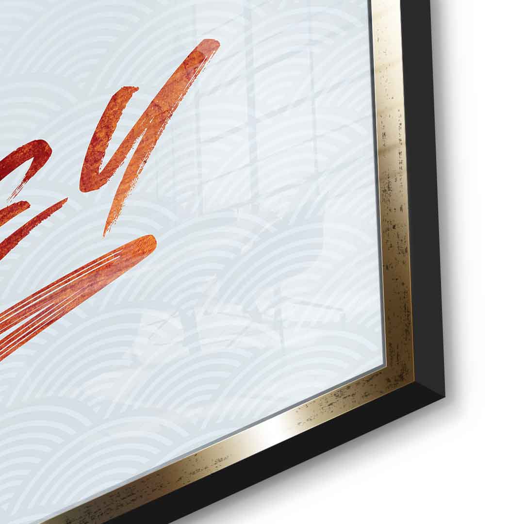 Time Is Money - Acrylglas