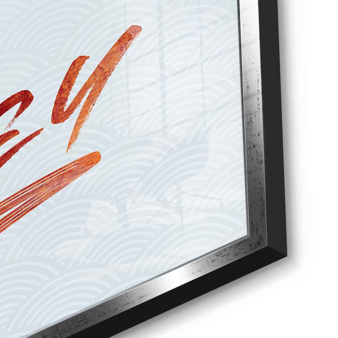 Time Is Money - Acrylglas