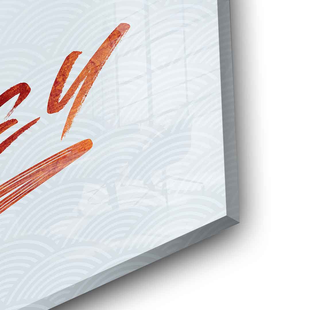 Time Is Money - Acrylglas