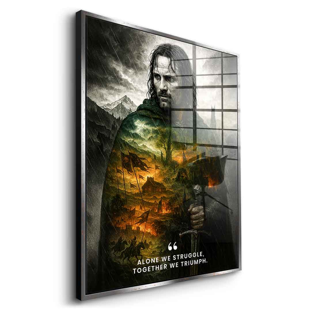 Together We Triumph - Acrylglas