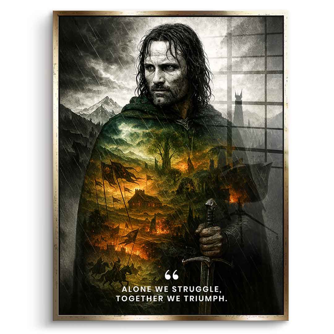 Together We Triumph - Acrylglas