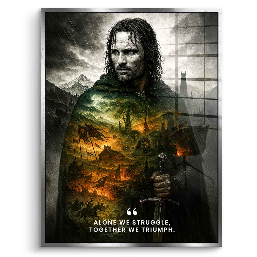 Together We Triumph - Acrylglas