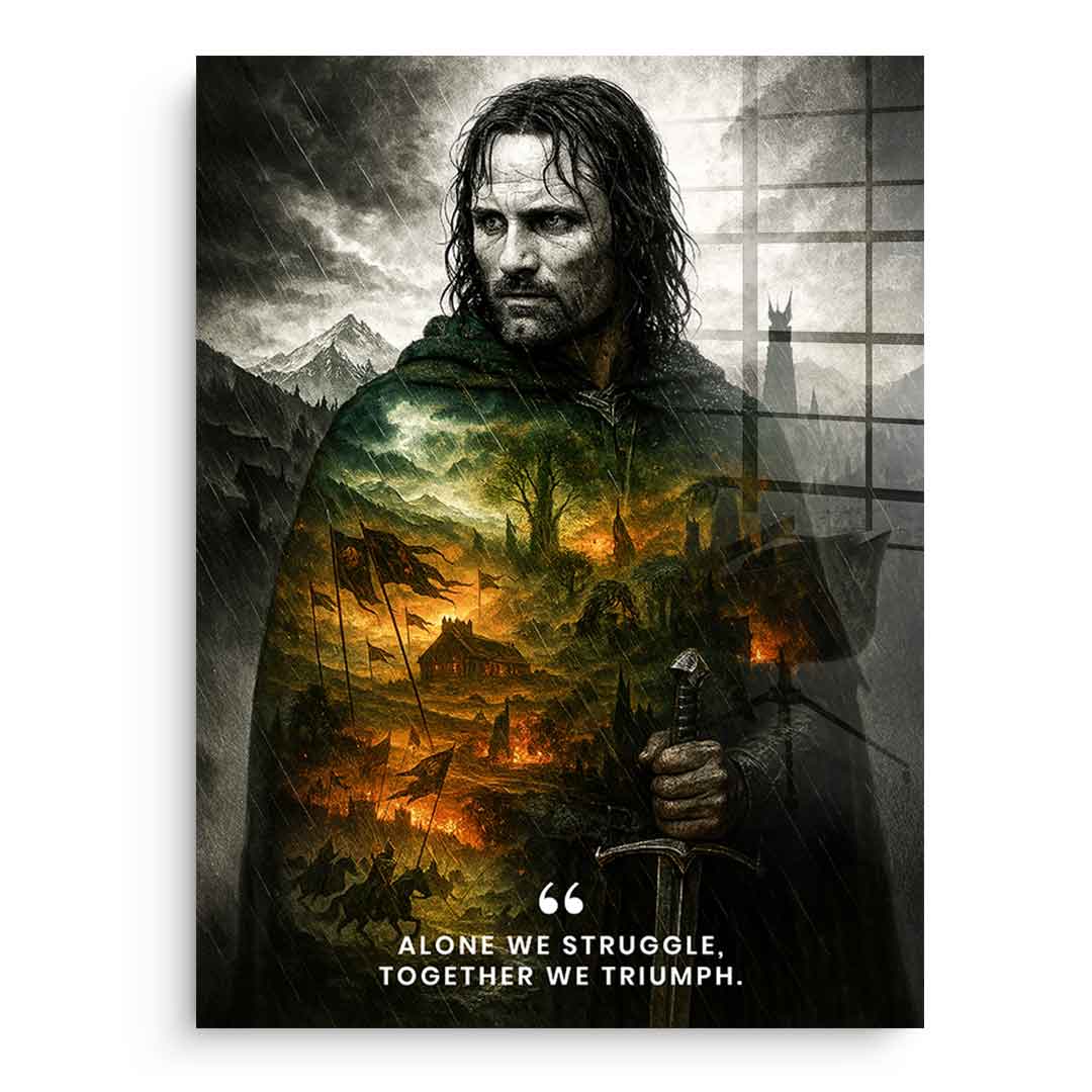 Together We Triumph - Acrylglas