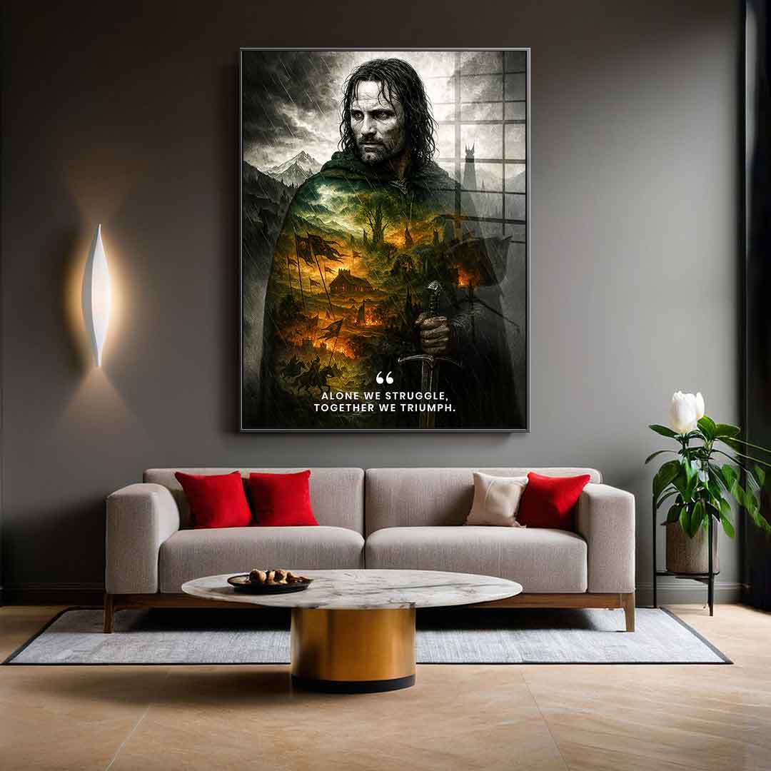 Together We Triumph - Acrylglas