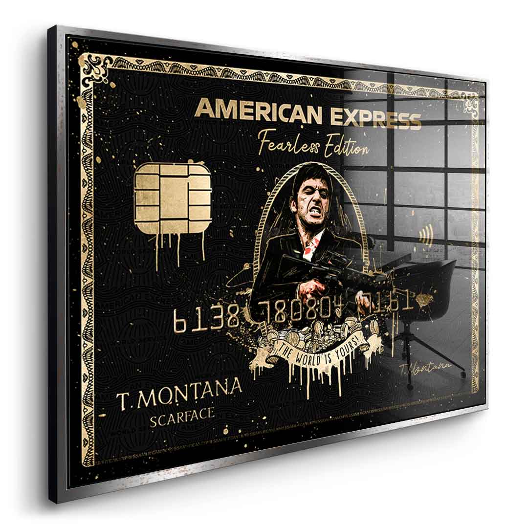 Royal American Express - Tony Montana - Acrylglas