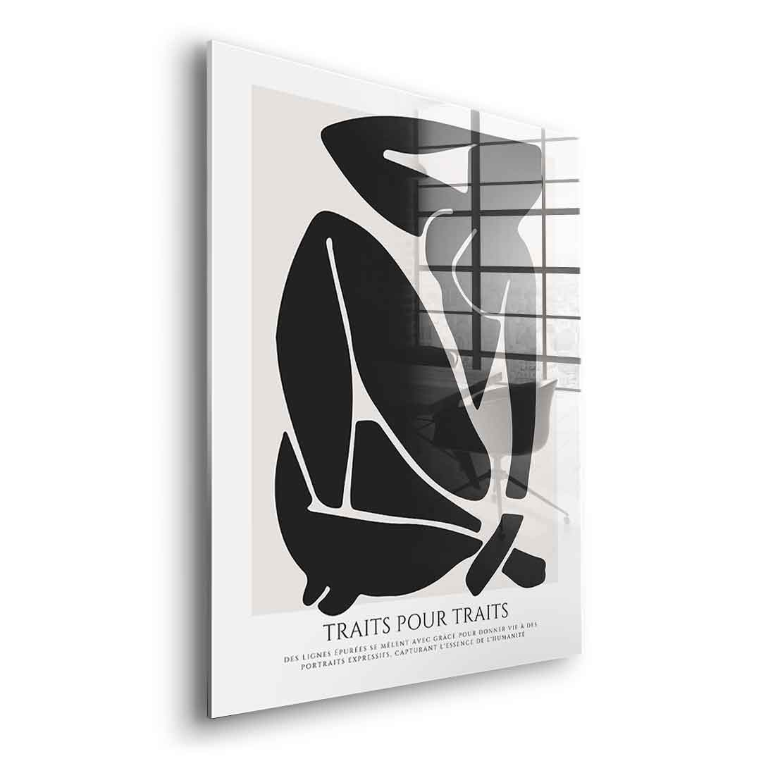 Traits Pour Traits - Acrylic glass