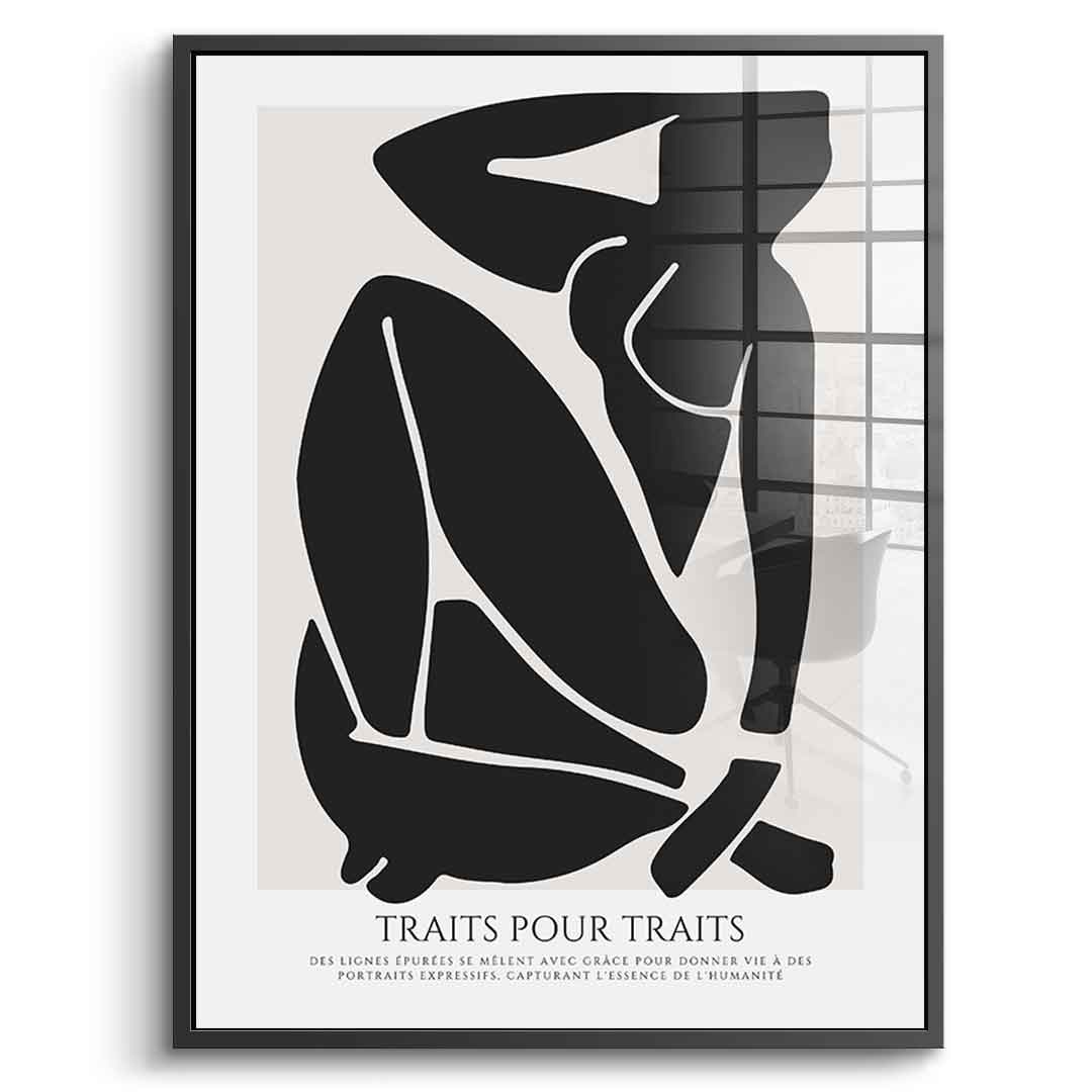 Traits Pour Traits - Acrylic glass