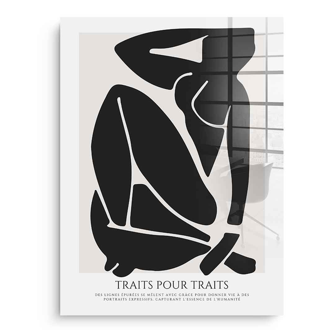 Traits Pour Traits - Acrylic glass