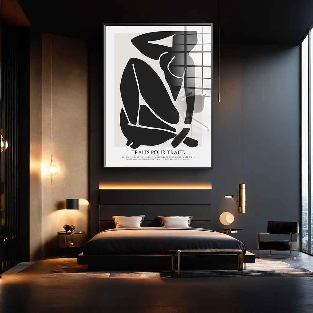 Traits Pour Traits - Acrylic glass