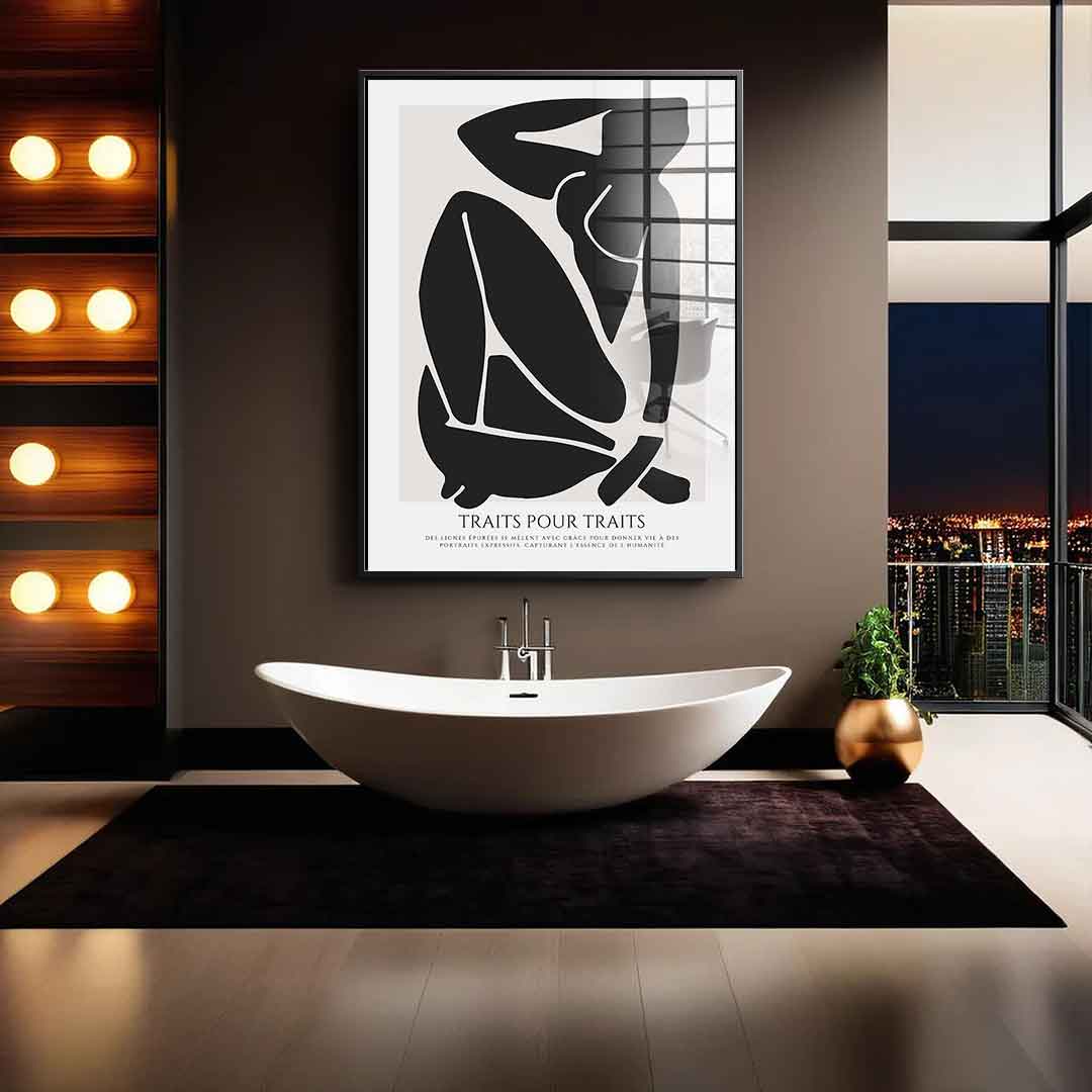 Traits Pour Traits - Acrylic glass