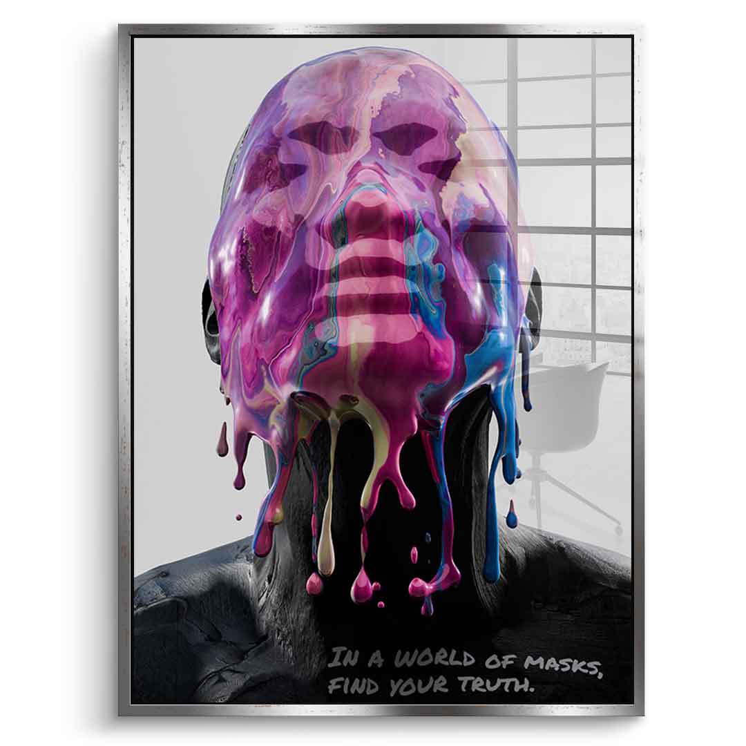 Transient Mask - Acrylic glass