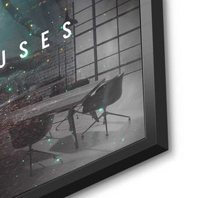 Träume sind stärker als Ausreden - Acrylglas